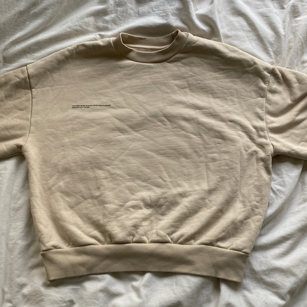 Pangaia 365 Signature Sweatshirt | Colour Sand | XS